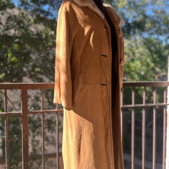 🤎 VINTAGE SUEDE & SATIN COAT - Picture 5 of 5